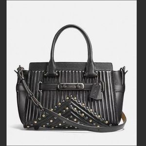 Coach Swagger quilted handbag